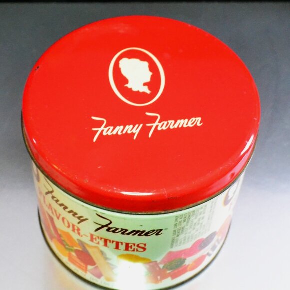 2 Vintage Fanny Farmer Candy Tins Christmas Decor Country And Farmhouse - Picture 5 of 11